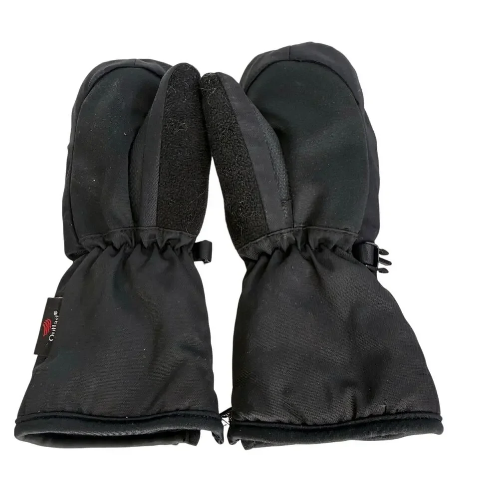 Head Jr. Ski Mittens in Black, Gray, and DayGlo. Size S